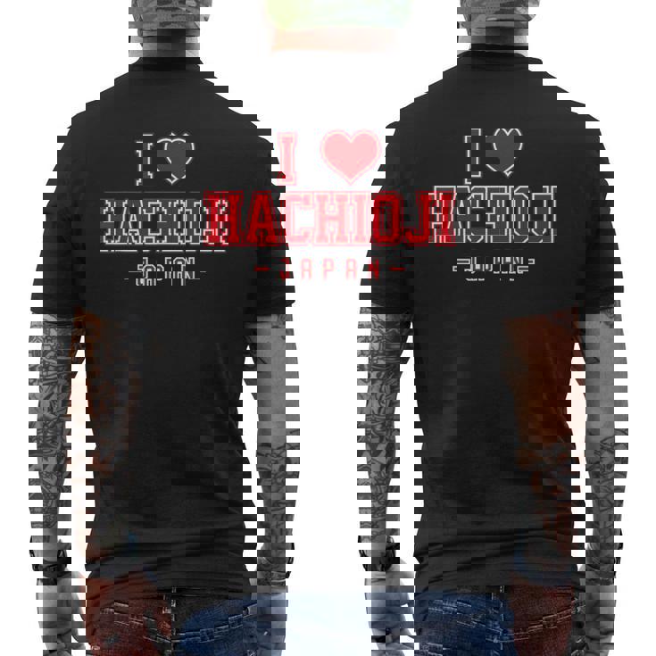 アイラブ八王子ジャパン メンズTシャツ バックプリント