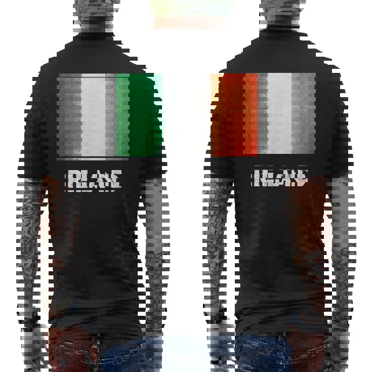アイルランド国旗tシャツ メンズTシャツ バックプリント