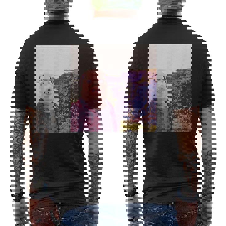 アイ・ハート・ジョン・ポーク・ファニー・ジェンツ・ミーム メンズTシャツ バックプリント