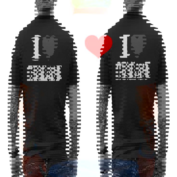 アイ・ラブ・タイランド メンズTシャツ バックプリント