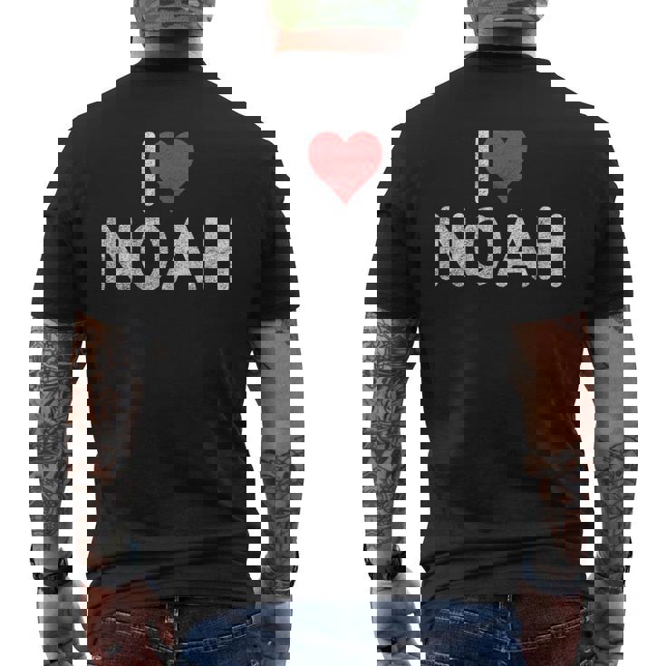 アイ・ラブ・ノア メンズTシャツ バックプリント