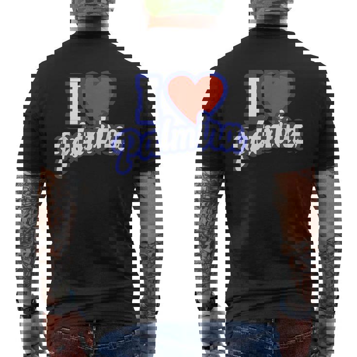 アイ・ラブ・パルミラ メンズTシャツ バックプリント