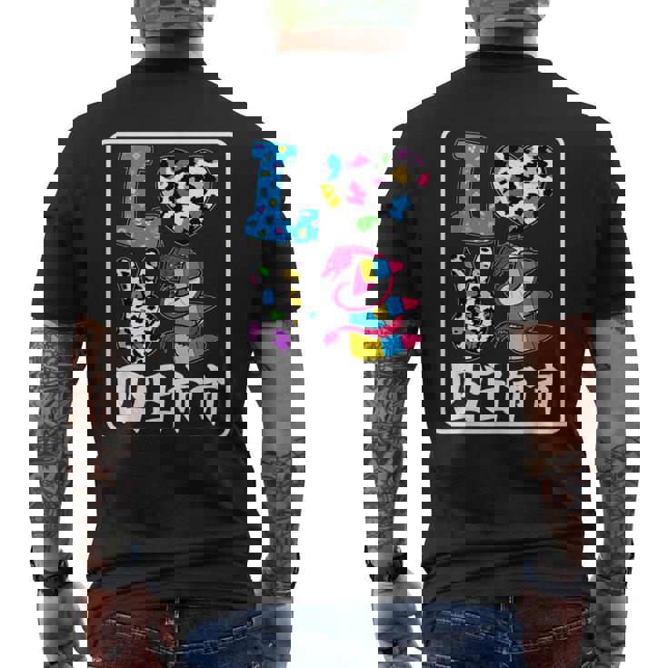 アイ・ラブ・四日市市 I Love 四日市市 私は愛してる四日市市 メンズTシャツ バックプリント