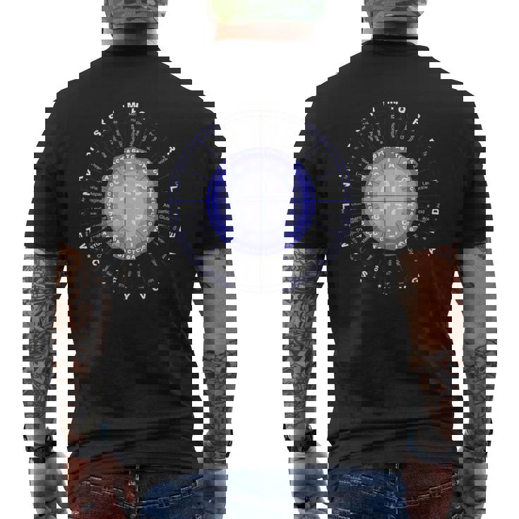 アミノ酸ホイール サイエンス Dna 遺伝学 科学者 ギフトtシャツ メンズTシャツ バックプリント