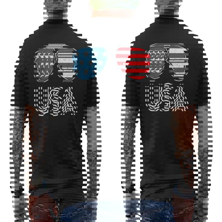 アメリカ Usa 面白いtシャツ 国旗 おもしろ メンズ 面白い 服 オリジナル おもしろグッズ ビンテージ 夏 メンズTシャツ バックプリント