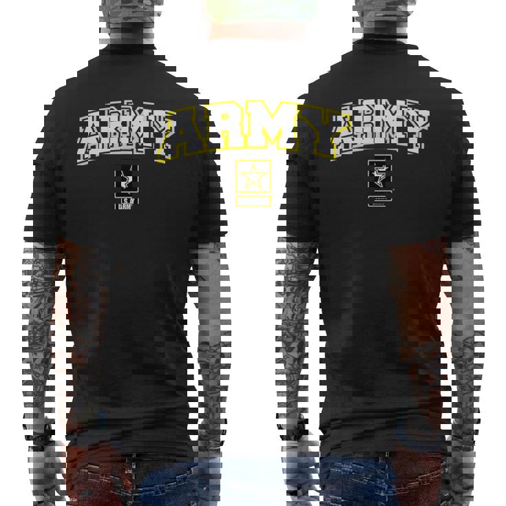 アメリカ陸軍 長袖tシャツ メンズTシャツ バックプリント