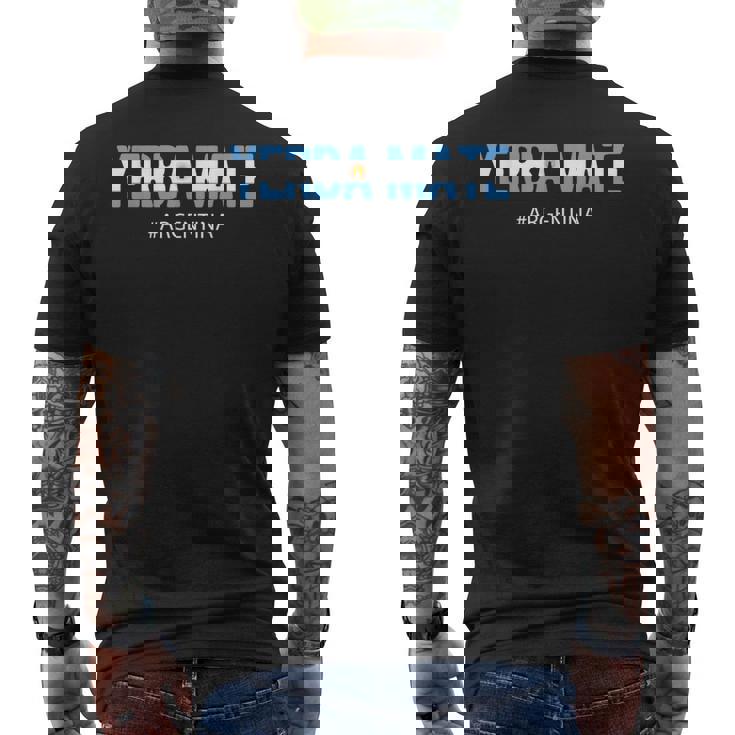 アルゼンチン アルゼンチン国旗 メンズ レディース Camisa Té Yerba Mate メンズTシャツ バックプリント