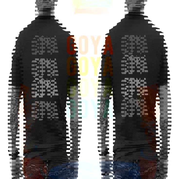 アルゼンチン・ゴーヤ市 レトロ メンズTシャツ バックプリント