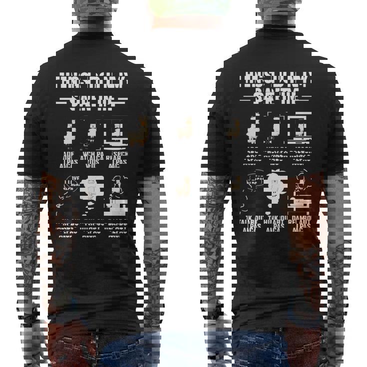 アルパカ ファンキーパー おもしろアルパカ 長袖tシャツ メンズTシャツ バックプリント