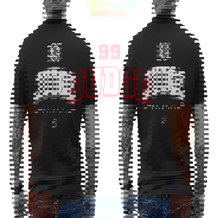 アーロン・ジャッジ選手アーチ・ゲームデー メンズTシャツ バックプリント