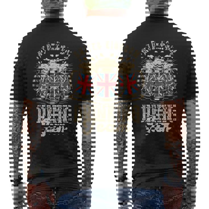 イギリス飲酒チーム ファニーパーティー 英国ビールフェスト メンズTシャツ バックプリント