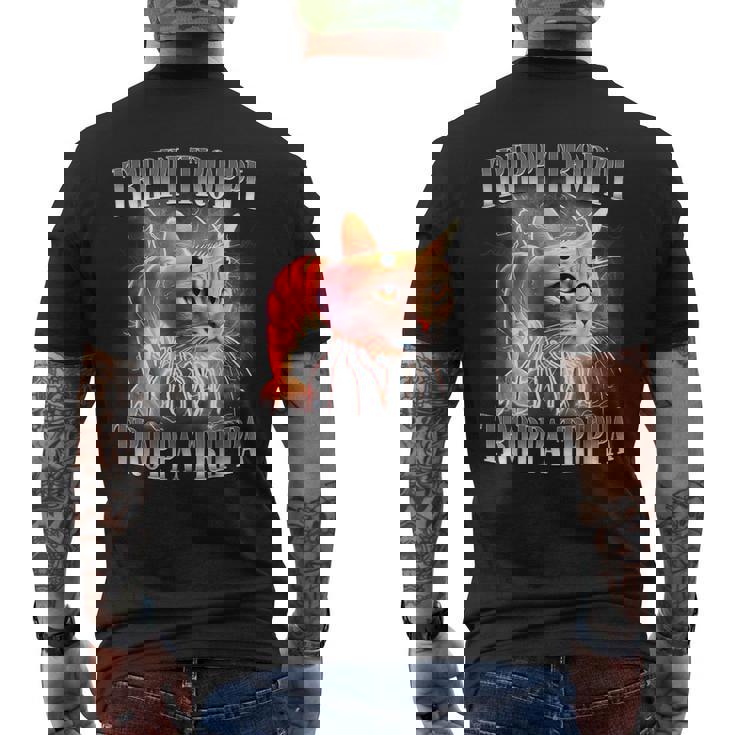 イタリアン ブレイン ロート トリッピ トロッパ トリッパ メンズTシャツ バックプリント