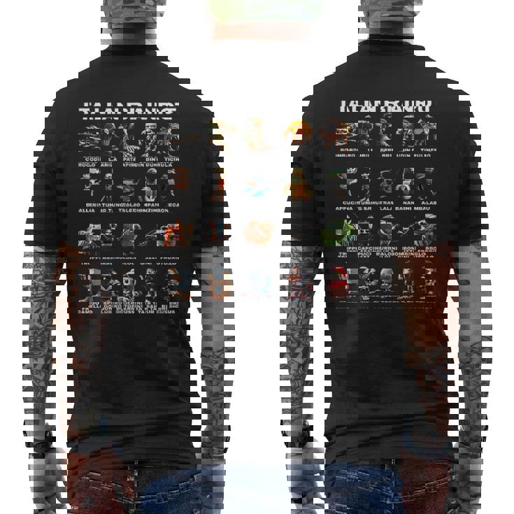 イタリアンブレインロット2面 メンズTシャツ バックプリント