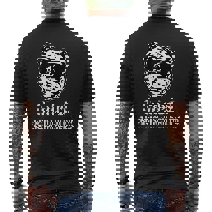 イングリッシュ・ブルドック・ドッグ・ファニー・セイリング メンズTシャツ バックプリント