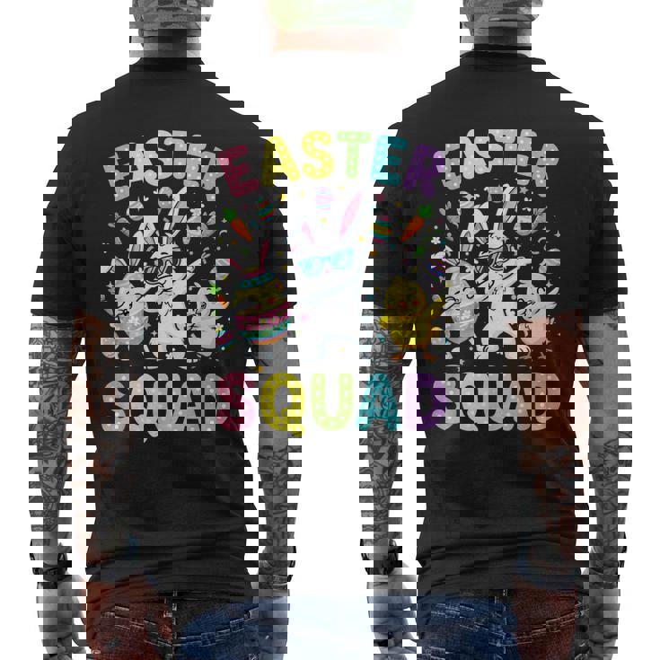 イースター隊 ハッピー イースターデー エッグ うさぎ ウサギ お祝い メンズTシャツ バックプリント