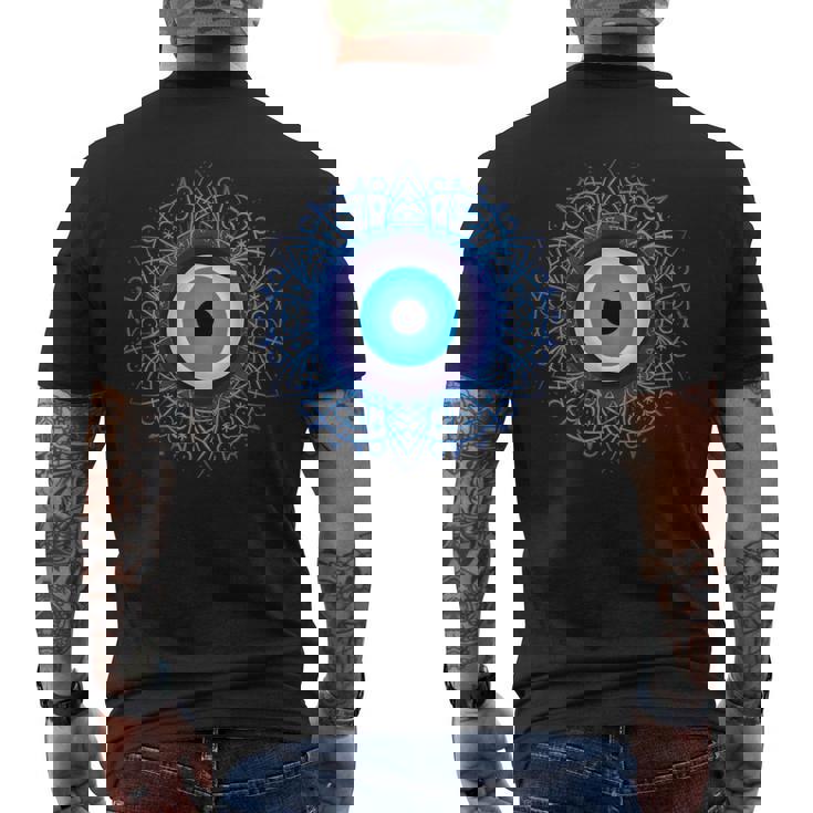 イーブルアイシャツ トルコの目の保護 悪霊 メンズTシャツ バックプリント