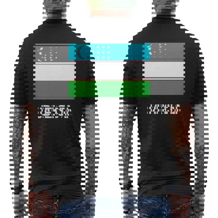 ウズベキスタン ウズベキスタン国旗 長袖tシャツ メンズTシャツ バックプリント