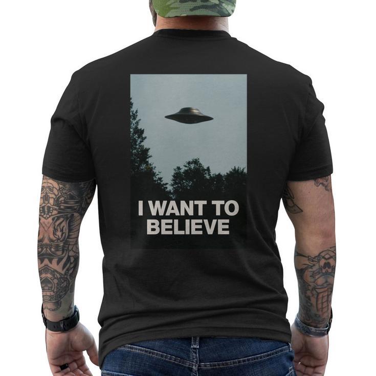エイリアンufoアパレル「I Want To Believe」 長袖tシャツ メンズTシャツ バックプリント