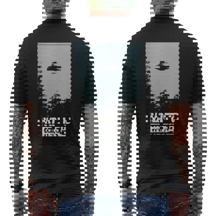 エイリアンufoアパレル「I Want To Believe」 長袖tシャツ メンズTシャツ バックプリント