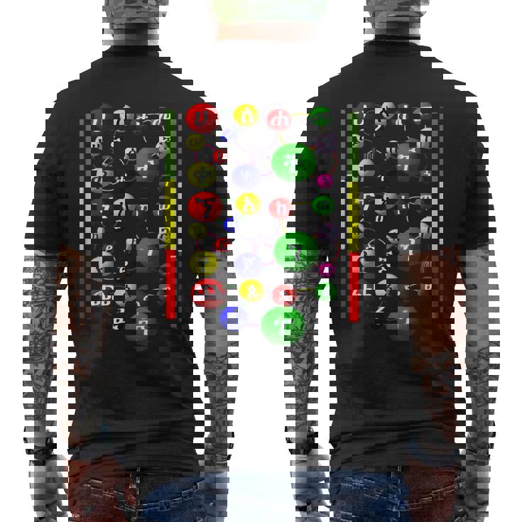 エチオピア ドレス 服 Geez アルファベット メンズTシャツ バックプリント