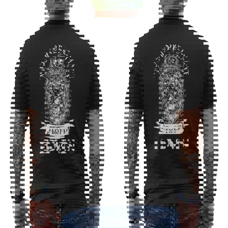 エドウィン ギフト名 ライオン メンズTシャツ バックプリント