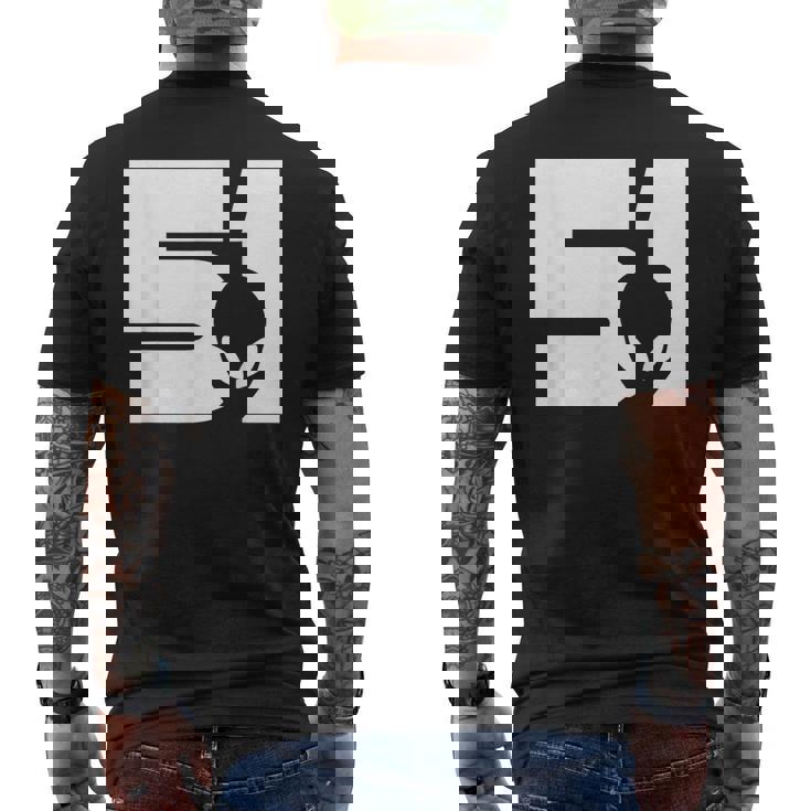 エリア51 エイリアンの恋人 Ufo ハンター 地球外 メンズTシャツ バックプリント