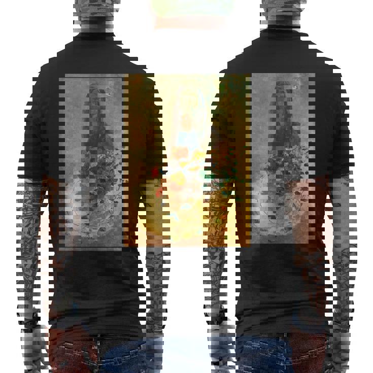 オディロン・ルドンによるミステリー メンズTシャツ バックプリント