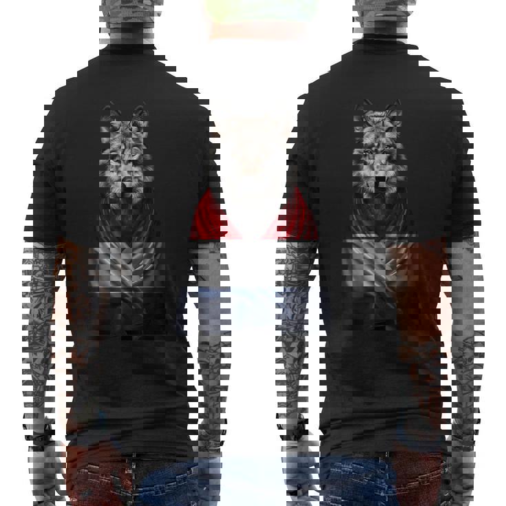 オランダ国旗 オランダのルーツ オランダ メンズTシャツ バックプリント