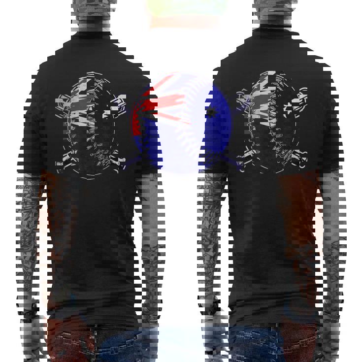 オーストラリアンベースボールスポーツ オーストラリア野球チーム メンズTシャツ バックプリント