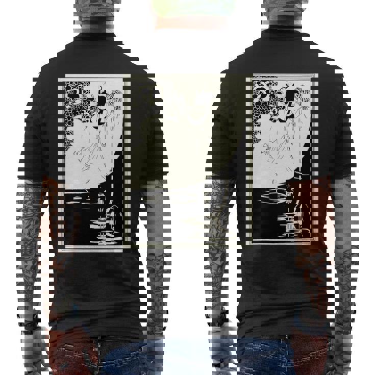 オーブリー・ビアズリーによるクライマックス1893 長袖tシャツ メンズTシャツ バックプリント