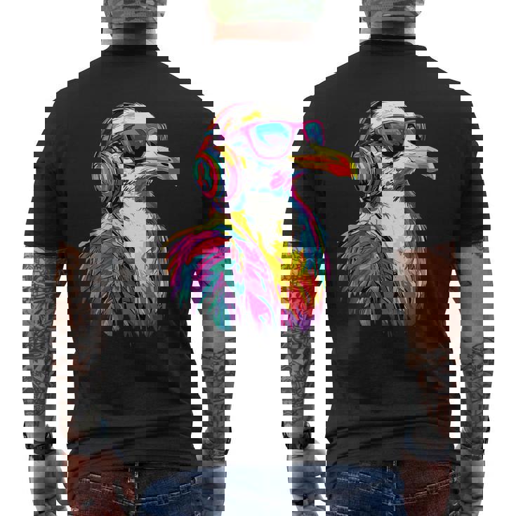 カモメ ビーチ 海 北海 バルト海 カモメ カモメ メンズTシャツ バックプリント