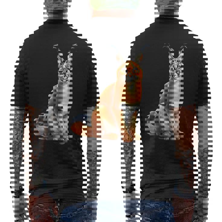 カラカルリンクス メンズTシャツ バックプリント