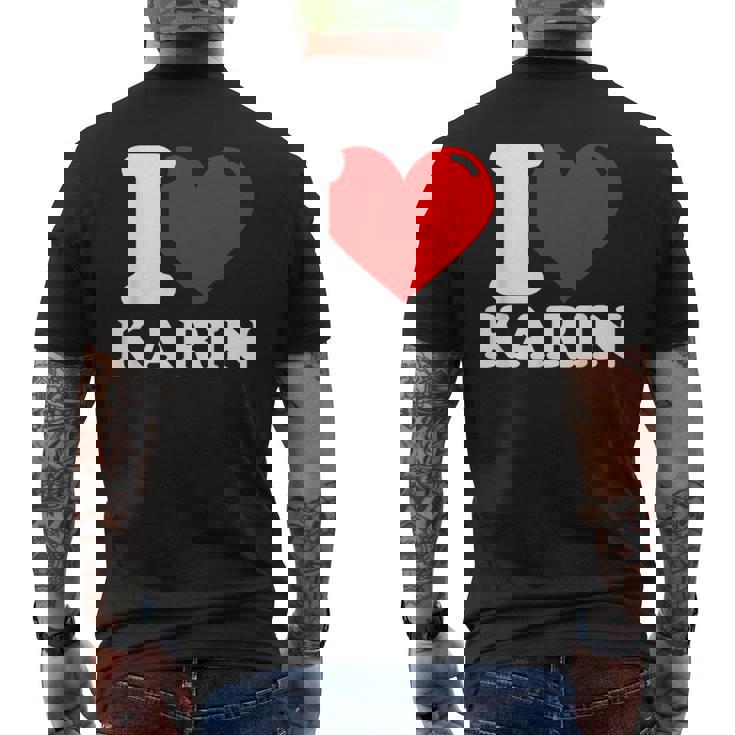 カリンちゃん大好き メンズTシャツ バックプリント