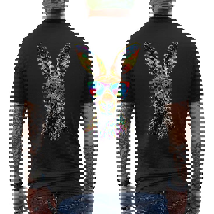 カンガルー オーストラリア ラブ・アウトバック ワイルド・スウィート・カンガルー メンズTシャツ バックプリント