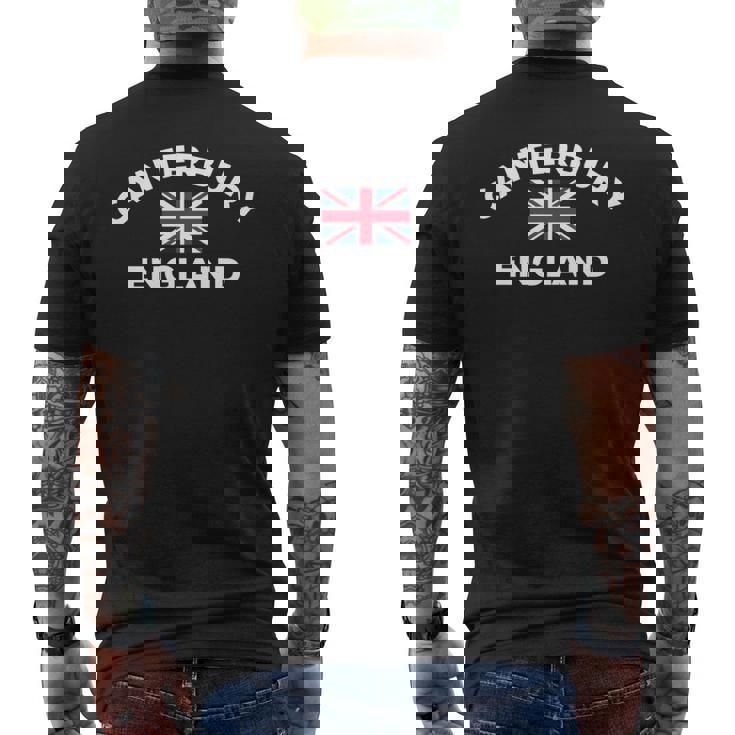 カンタベリー イングランド イギリス キングダム シティ 観光土産 長袖tシャツ メンズTシャツ バックプリント