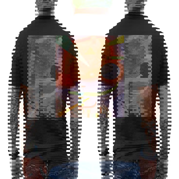 カンディンスキーによる3つの要素 メンズTシャツ バックプリント