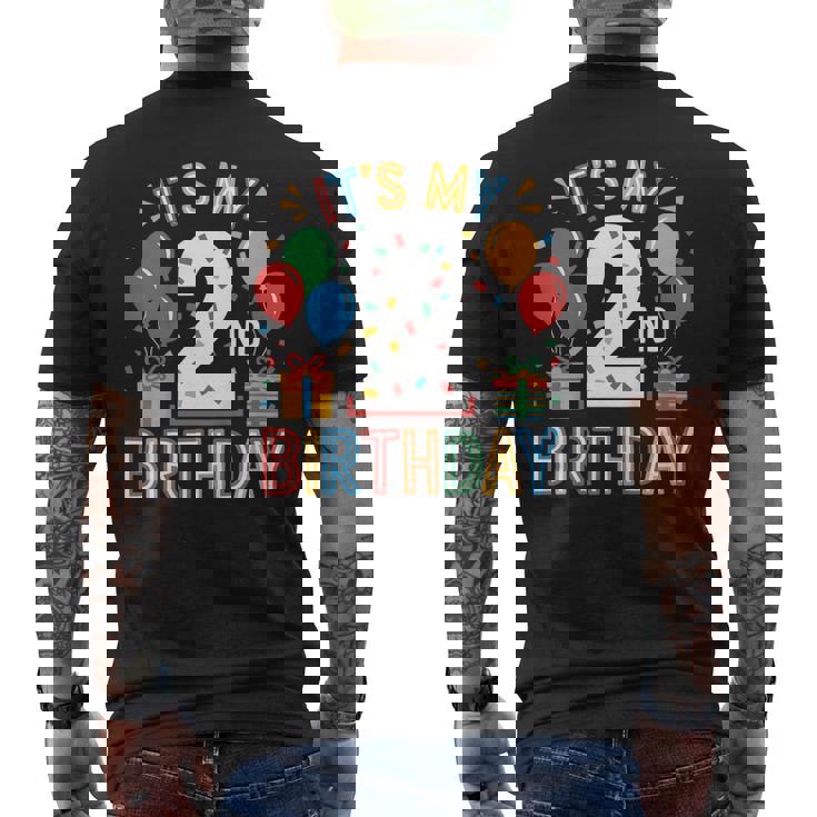 キッズ キッズ 2 歳の誕生日シャツ 男の子 幼児 2 人 2 歳の誕生日 メンズTシャツ バックプリント