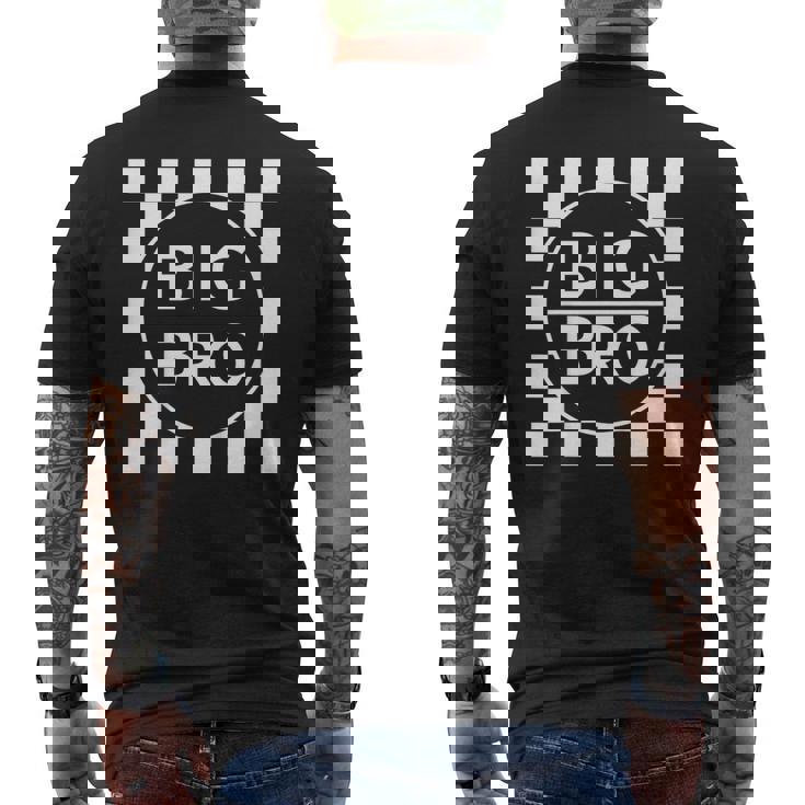 キッズ Big Brother シャツ 男の子 幼児 Big Bro アナウンスメント チェック メンズTシャツ バックプリント