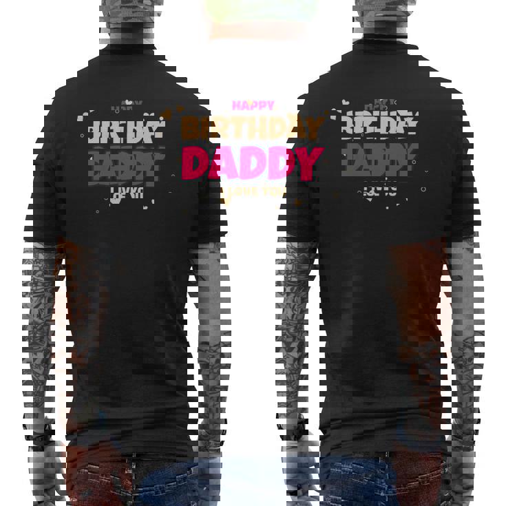 キッズ かわいい 父 誕生日 お誕生日おめでとう パパ メンズTシャツ バックプリント