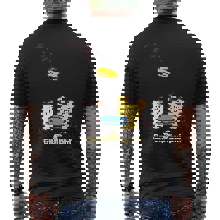 キッズ ポムポムプリン マフィン＆スコーン メンズTシャツ バックプリント