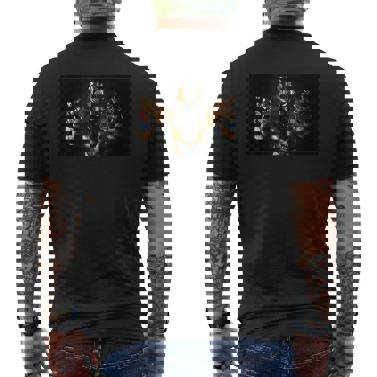 キャラクターシリーズ アブソリュートタルタロス メンズTシャツ バックプリント