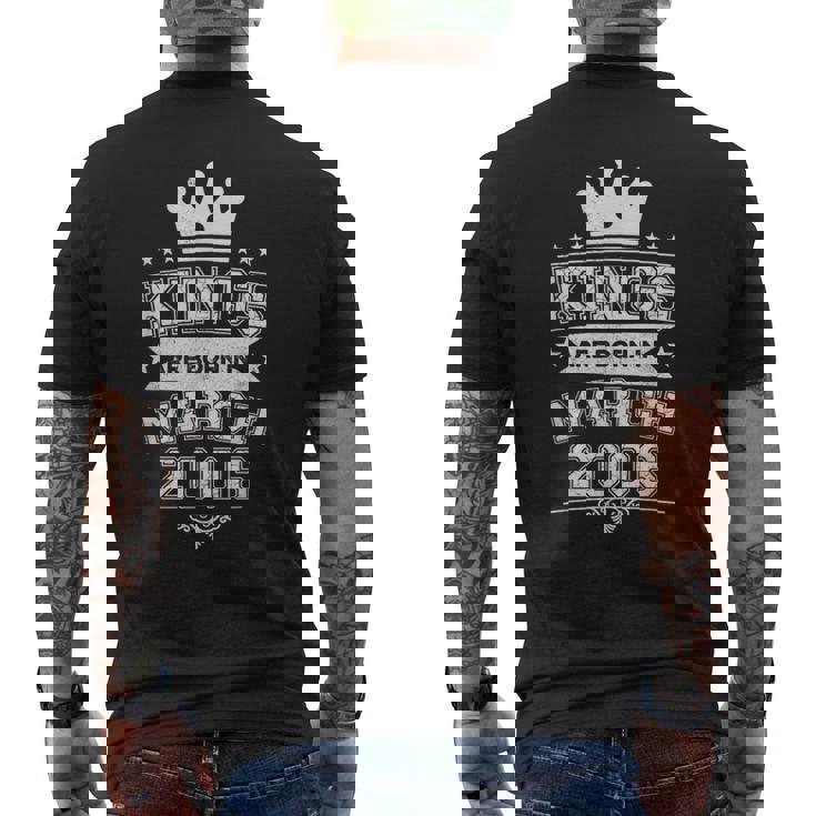 キングスは2006年3月に誕生 20歳の誕生日 男性 男の子 メンズTシャツ バックプリント