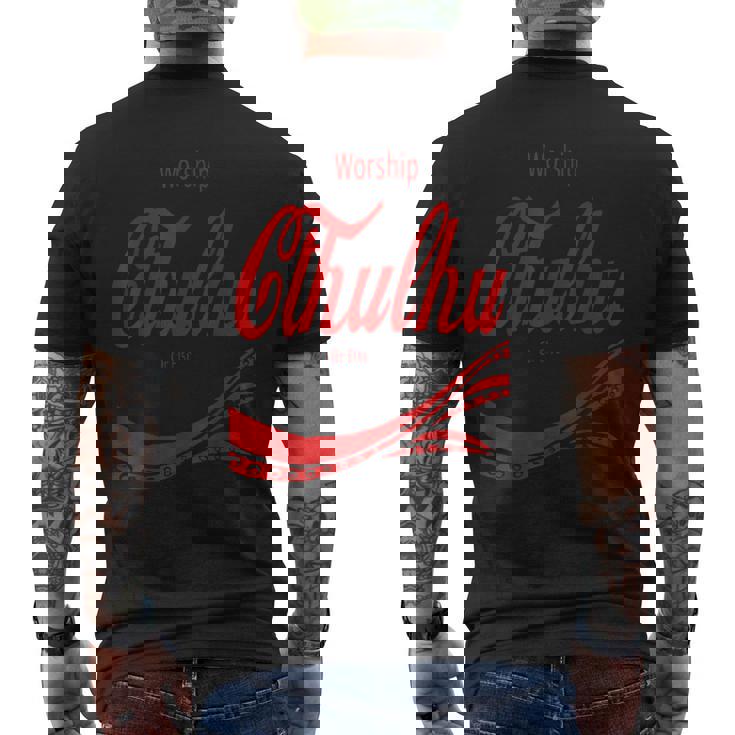 クトゥルフまたはその他 メンズTシャツ バックプリント