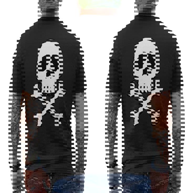クラシック 宇宙 海賊 パンク スカル キャプテン ハロウィン 長袖tシャツ メンズTシャツ バックプリント