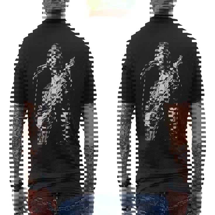 クリフ・リチャード ライブ 有線 Foround World Tour 1981 メンズTシャツ バックプリント