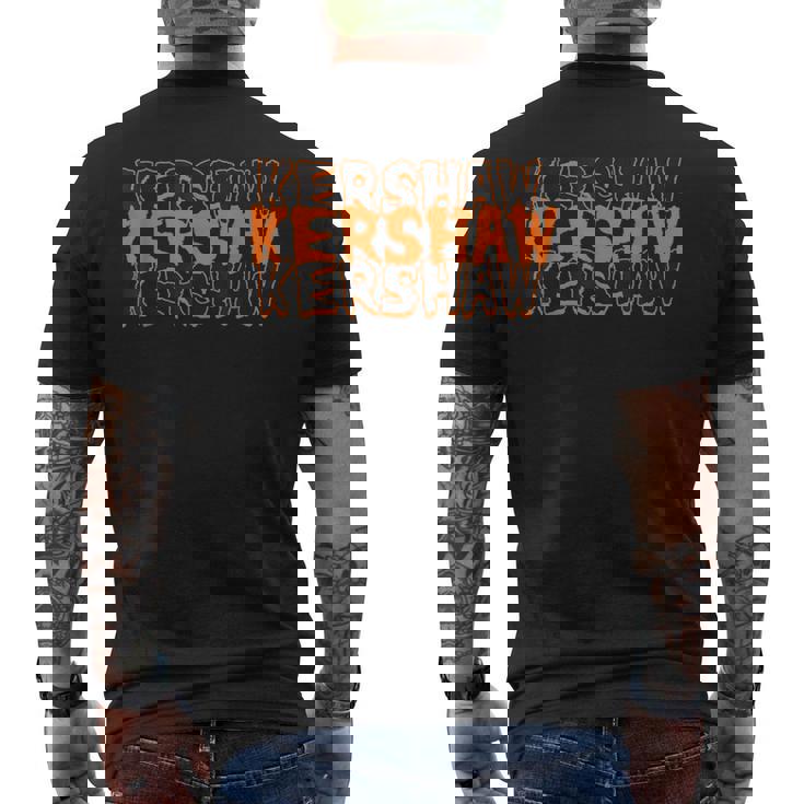 クレイトン・カーショウ ロサンゼルス 野球 ハロウィン 名前 Mlbpa メンズTシャツ バックプリント