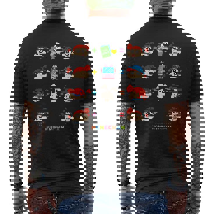 クレヨンしんちゃん 〇＋〇＝？ ネネちゃんver 長袖tシャツ メンズTシャツ バックプリント