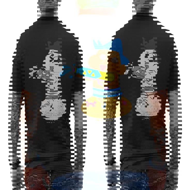 クレヨンしんちゃん カスカベ防衛隊！ウォーター！ 風間くん メンズTシャツ バックプリント