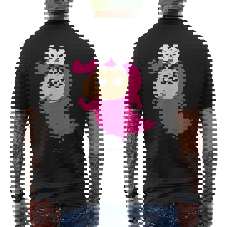 クレヨンしんちゃん ワニ山しんちゃん メンズTシャツ バックプリント