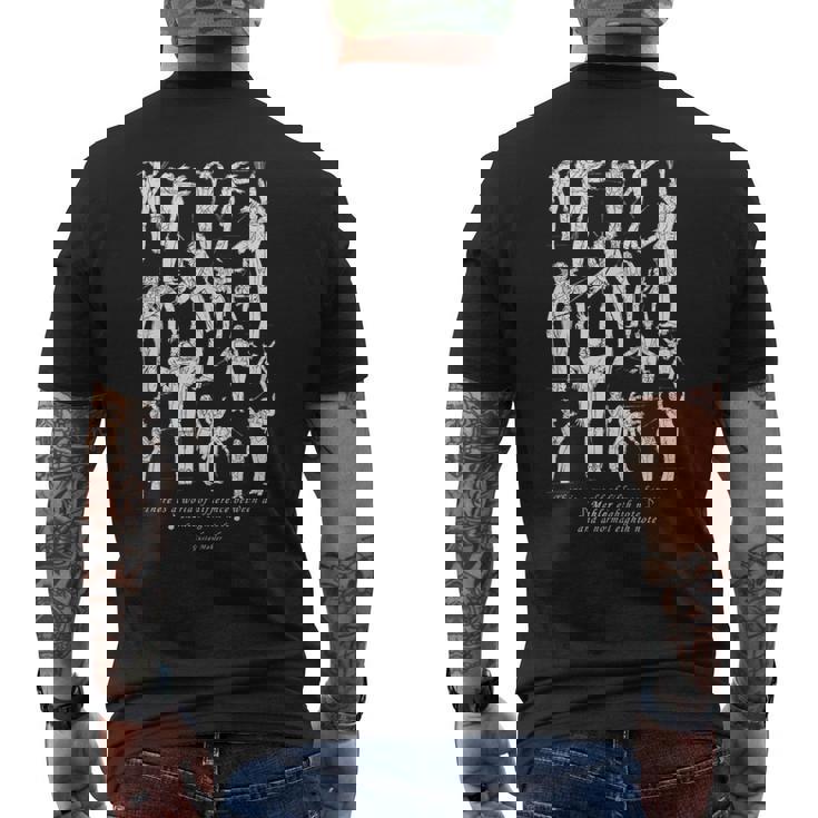 グスタフ・マーラー 音楽指揮者 クラシック作曲家 メンズTシャツ バックプリント